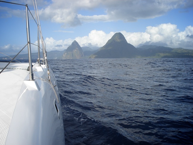 StLu Sail to Pitons